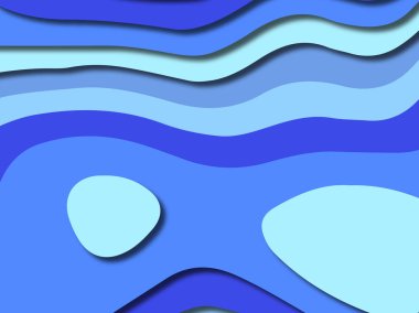 kağıt ile 3D arka plan şekilleri kesim. Soyut kağıt kitap kapağı için şablon arka plan bölmek. Kağıt arka plan kes. Soyut gerçekçi kağıt dekorasyon tasarımı için