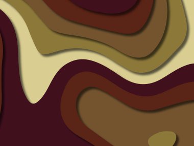 kağıt ile 3D arka plan şekilleri kesim. Soyut kağıt kitap kapağı için şablon arka plan bölmek. Kağıt arka plan kes. Soyut gerçekçi kağıt dekorasyon tasarımı için