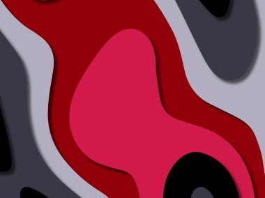 kağıt ile 3D arka plan şekilleri kesim. Soyut kağıt kitap kapağı için şablon arka plan bölmek. Kağıt arka plan kes. Soyut gerçekçi kağıt dekorasyon tasarımı için