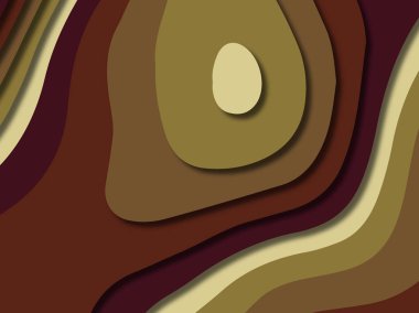 kağıt ile 3D arka plan şekilleri kesim. Soyut kağıt kitap kapağı için şablon arka plan bölmek. Kağıt arka plan kes. Soyut gerçekçi kağıt dekorasyon tasarımı için