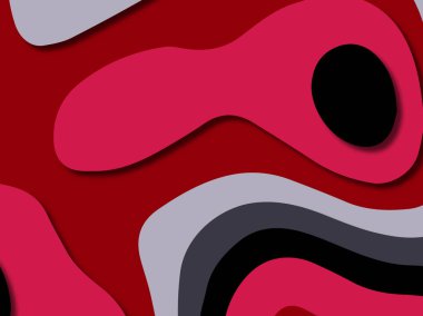 kağıt ile 3D arka plan şekilleri kesim. Soyut kağıt kitap kapağı için şablon arka plan bölmek. Kağıt arka plan kes. Soyut gerçekçi kağıt dekorasyon tasarımı için