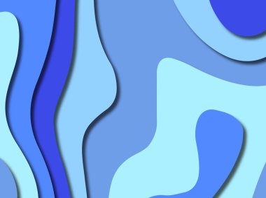 kağıt ile 3D arka plan şekilleri kesim. Soyut kağıt kitap kapağı için şablon arka plan bölmek. Kağıt arka plan kes. Soyut gerçekçi kağıt dekorasyon tasarımı için