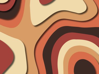 kağıt ile 3D arka plan şekilleri kesim. Soyut kağıt kitap kapağı için şablon arka plan bölmek. Kağıt arka plan kes. Soyut gerçekçi kağıt dekorasyon tasarımı için