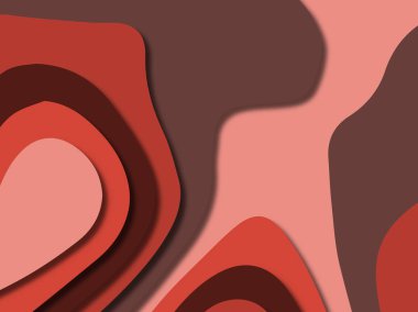 kağıt ile 3D arka plan şekilleri kesim. Soyut kağıt kitap kapağı için şablon arka plan bölmek. Kağıt arka plan kes. Soyut gerçekçi kağıt dekorasyon tasarımı için