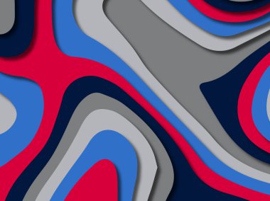 kağıt ile 3D arka plan şekilleri kesim. Soyut kağıt kitap kapağı için şablon arka plan bölmek. Kağıt arka plan kes. Soyut gerçekçi kağıt dekorasyon tasarımı için