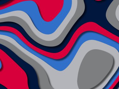 kağıt ile 3D arka plan şekilleri kesim. Soyut kağıt kitap kapağı için şablon arka plan bölmek. Kağıt arka plan kes. Soyut gerçekçi kağıt dekorasyon tasarımı için