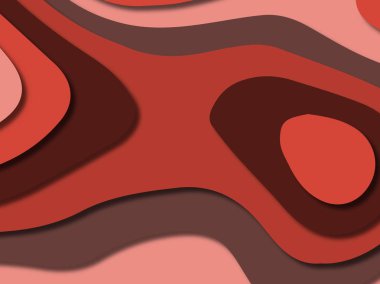 kağıt ile 3D arka plan şekilleri kesim. Soyut kağıt kitap kapağı için şablon arka plan bölmek. Kağıt arka plan kes. Soyut gerçekçi kağıt dekorasyon tasarımı için