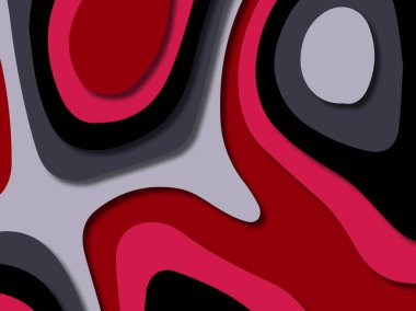 kağıt ile 3D arka plan şekilleri kesim. Soyut kağıt kitap kapağı için şablon arka plan bölmek. Kağıt arka plan kes. Soyut gerçekçi kağıt dekorasyon tasarımı için