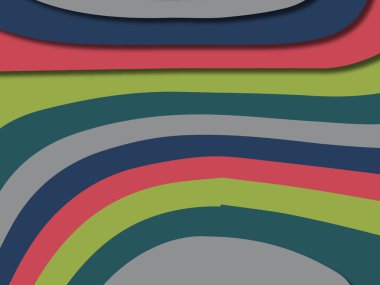 kağıt ile 3D arka plan şekilleri kesim. Soyut kağıt kitap kapağı için şablon arka plan bölmek. Kağıt arka plan kes. Soyut gerçekçi kağıt dekorasyon tasarımı için