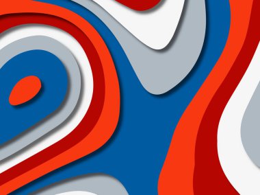 kağıt ile 3D arka plan şekilleri kesim. Soyut kağıt kitap kapağı için şablon arka plan bölmek. Kağıt arka plan kes. Soyut gerçekçi kağıt dekorasyon tasarımı için