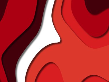 kağıt ile 3D arka plan şekilleri kesim. Soyut kağıt kitap kapağı için şablon arka plan bölmek. Kağıt arka plan kes. Soyut gerçekçi kağıt dekorasyon tasarımı için