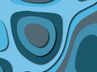 kağıt ile 3D arka plan şekilleri kesim. Soyut kağıt kitap kapağı için şablon arka plan bölmek. Kağıt arka plan kes. Soyut gerçekçi kağıt dekorasyon tasarımı için