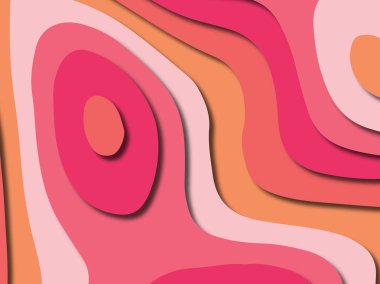 kağıt ile 3D arka plan şekilleri kesim. Soyut kağıt kitap kapağı için şablon arka plan bölmek. Kağıt arka plan kes. Soyut gerçekçi kağıt dekorasyon tasarımı için