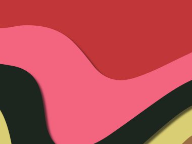 kağıt ile 3D arka plan şekilleri kesim. Soyut kağıt kitap kapağı için şablon arka plan bölmek. Kağıt arka plan kes. Soyut gerçekçi kağıt dekorasyon tasarımı için