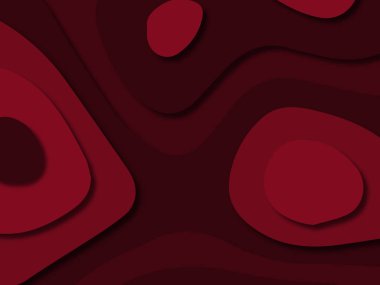 kağıt ile 3D arka plan şekilleri kesim. Soyut kağıt kitap kapağı için şablon arka plan bölmek. Kağıt arka plan kes. Soyut gerçekçi kağıt dekorasyon tasarımı için