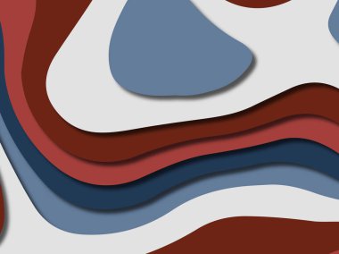 kağıt ile 3D arka plan şekilleri kesim. Soyut kağıt kitap kapağı için şablon arka plan bölmek. Kağıt arka plan kes. Soyut gerçekçi kağıt dekorasyon tasarımı için