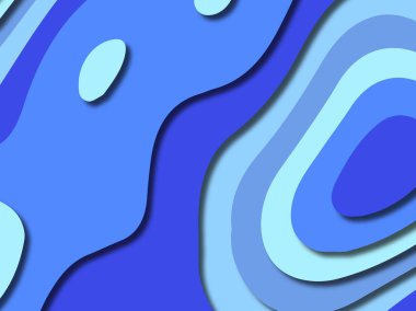 kağıt ile 3D arka plan şekilleri kesim. Soyut kağıt kitap kapağı için şablon arka plan bölmek. Kağıt arka plan kes. Soyut gerçekçi kağıt dekorasyon tasarımı için