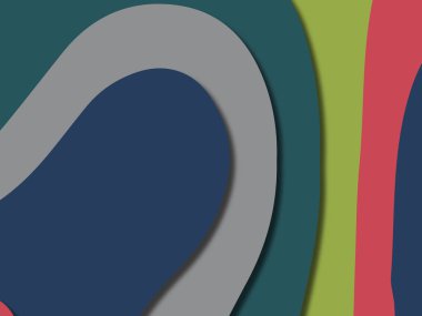 kağıt ile 3D arka plan şekilleri kesim. Soyut kağıt kitap kapağı için şablon arka plan bölmek. Kağıt arka plan kes. Soyut gerçekçi kağıt dekorasyon tasarımı için