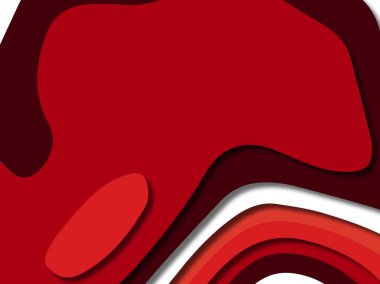 kağıt ile 3D arka plan şekilleri kesim. Soyut kağıt kitap kapağı için şablon arka plan bölmek. Kağıt arka plan kes. Soyut gerçekçi kağıt dekorasyon tasarımı için