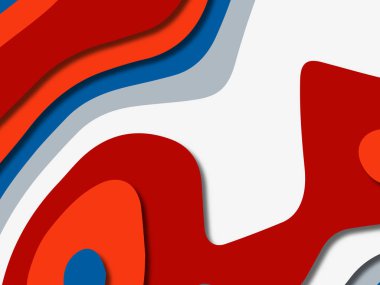 kağıt ile 3D arka plan şekilleri kesim. Soyut kağıt kitap kapağı için şablon arka plan bölmek. Kağıt arka plan kes. Soyut gerçekçi kağıt dekorasyon tasarımı için