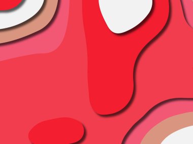 kağıt ile 3D arka plan şekilleri kesim. Soyut kağıt kitap kapağı için şablon arka plan bölmek. Kağıt arka plan kes. Soyut gerçekçi kağıt dekorasyon tasarımı için