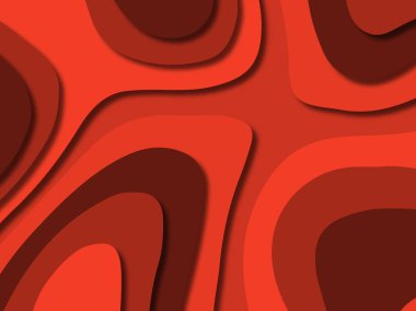 kağıt ile 3D arka plan şekilleri kesim. Soyut kağıt kitap kapağı için şablon arka plan bölmek. Kağıt arka plan kes. Soyut gerçekçi kağıt dekorasyon tasarımı için