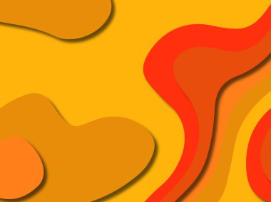 kağıt ile 3D arka plan şekilleri kesim. Soyut kağıt kitap kapağı için şablon arka plan bölmek. Kağıt arka plan kes. Soyut gerçekçi kağıt dekorasyon tasarımı için