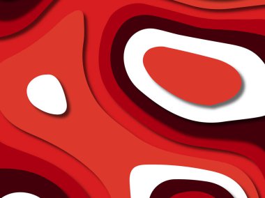 kağıt ile 3D arka plan şekilleri kesim. Soyut kağıt kitap kapağı için şablon arka plan bölmek. Kağıt arka plan kes. Soyut gerçekçi kağıt dekorasyon tasarımı için