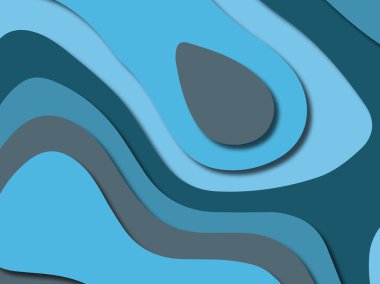 kağıt ile 3D arka plan şekilleri kesim. Soyut kağıt kitap kapağı için şablon arka plan bölmek. Kağıt arka plan kes. Soyut gerçekçi kağıt dekorasyon tasarımı için