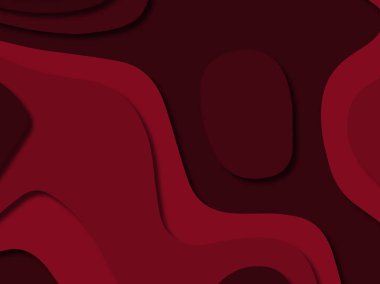 kağıt ile 3D arka plan şekilleri kesim. Soyut kağıt kitap kapağı için şablon arka plan bölmek. Kağıt arka plan kes. Soyut gerçekçi kağıt dekorasyon tasarımı için