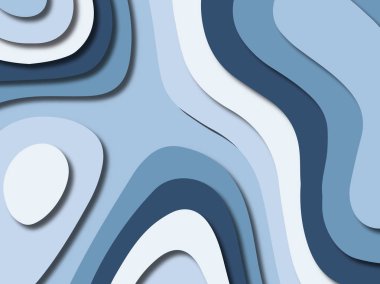 kağıt ile 3D arka plan şekilleri kesim. Soyut kağıt kitap kapağı için şablon arka plan bölmek. Kağıt arka plan kes. Soyut gerçekçi kağıt dekorasyon tasarımı için