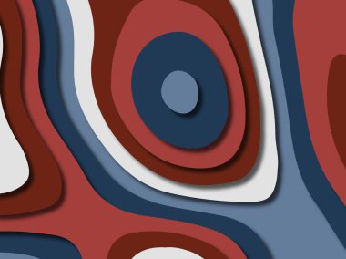 kağıt ile 3D arka plan şekilleri kesim. Soyut kağıt kitap kapağı için şablon arka plan bölmek. Kağıt arka plan kes. Soyut gerçekçi kağıt dekorasyon tasarımı için