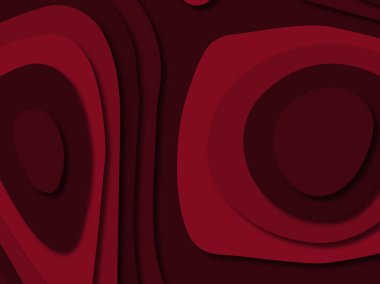 kağıt ile 3D arka plan şekilleri kesim. Soyut kağıt kitap kapağı için şablon arka plan bölmek. Kağıt arka plan kes. Soyut gerçekçi kağıt dekorasyon tasarımı için