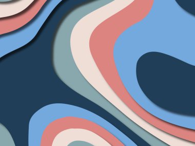 kağıt ile 3D arka plan şekilleri kesim. Soyut kağıt kitap kapağı için şablon arka plan bölmek. Kağıt arka plan kes. Soyut gerçekçi kağıt dekorasyon tasarımı için