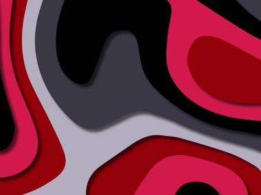 kağıt ile 3D arka plan şekilleri kesim. Soyut kağıt kitap kapağı için şablon arka plan bölmek. Kağıt arka plan kes. Soyut gerçekçi kağıt dekorasyon tasarımı için