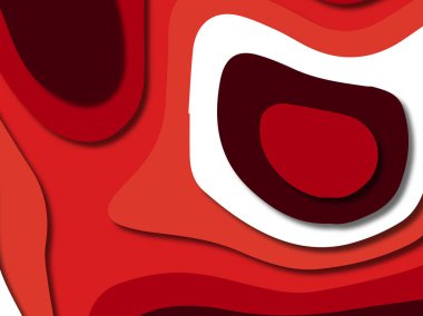 kağıt ile 3D arka plan şekilleri kesim. Soyut kağıt kitap kapağı için şablon arka plan bölmek. Kağıt arka plan kes. Soyut gerçekçi kağıt dekorasyon tasarımı için