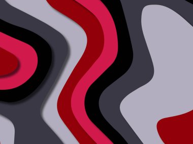 kağıt ile 3D arka plan şekilleri kesim. Soyut kağıt kitap kapağı için şablon arka plan bölmek. Kağıt arka plan kes. Soyut gerçekçi kağıt dekorasyon tasarımı için