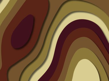 kağıt ile 3D arka plan şekilleri kesim. Soyut kağıt kitap kapağı için şablon arka plan bölmek. Kağıt arka plan kes. Soyut gerçekçi kağıt dekorasyon tasarımı için