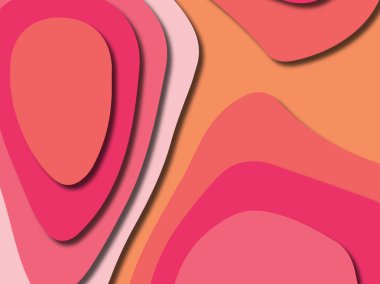 kağıt ile 3D arka plan şekilleri kesim. Soyut kağıt kitap kapağı için şablon arka plan bölmek. Kağıt arka plan kes. Soyut gerçekçi kağıt dekorasyon tasarımı için