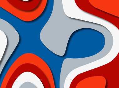 kağıt ile 3D arka plan şekilleri kesim. Soyut kağıt kitap kapağı için şablon arka plan bölmek. Kağıt arka plan kes. Soyut gerçekçi kağıt dekorasyon tasarımı için