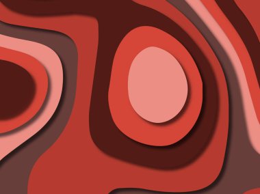 kağıt ile 3D arka plan şekilleri kesim. Soyut kağıt kitap kapağı için şablon arka plan bölmek. Kağıt arka plan kes. Soyut gerçekçi kağıt dekorasyon tasarımı için