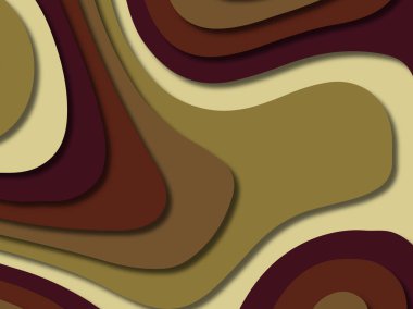 kağıt ile 3D arka plan şekilleri kesim. Soyut kağıt kitap kapağı için şablon arka plan bölmek. Kağıt arka plan kes. Soyut gerçekçi kağıt dekorasyon tasarımı için