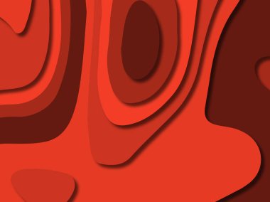 kağıt ile 3D arka plan şekilleri kesim. Soyut kağıt kitap kapağı için şablon arka plan bölmek. Kağıt arka plan kes. Soyut gerçekçi kağıt dekorasyon tasarımı için