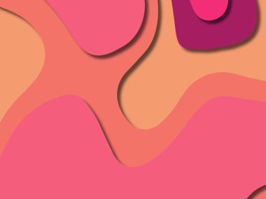 kağıt ile 3D arka plan şekilleri kesim. Soyut kağıt kitap kapağı için şablon arka plan bölmek. Kağıt arka plan kes. Soyut gerçekçi kağıt dekorasyon tasarımı için