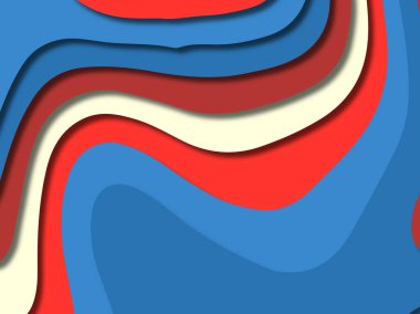 kağıt ile 3D arka plan şekilleri kesim. Soyut kağıt kitap kapağı için şablon arka plan bölmek. Kağıt arka plan kes. Soyut gerçekçi kağıt dekorasyon tasarımı için