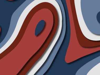 kağıt ile 3D arka plan şekilleri kesim. Soyut kağıt kitap kapağı için şablon arka plan bölmek. Kağıt arka plan kes. Soyut gerçekçi kağıt dekorasyon tasarımı için