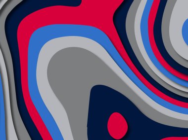 kağıt ile 3D arka plan şekilleri kesim. Soyut kağıt kitap kapağı için şablon arka plan bölmek. Kağıt arka plan kes. Soyut gerçekçi kağıt dekorasyon tasarımı için