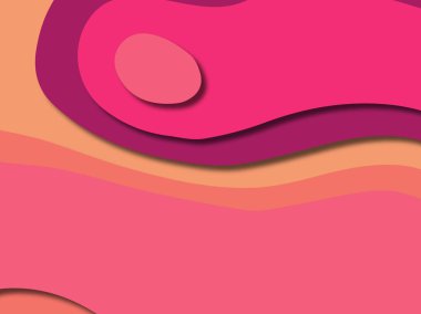 kağıt ile 3D arka plan şekilleri kesim. Soyut kağıt kitap kapağı için şablon arka plan bölmek. Kağıt arka plan kes. Soyut gerçekçi kağıt dekorasyon tasarımı için