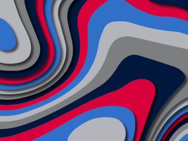 kağıt ile 3D arka plan şekilleri kesim. Soyut kağıt kitap kapağı için şablon arka plan bölmek. Kağıt arka plan kes. Soyut gerçekçi kağıt dekorasyon tasarımı için