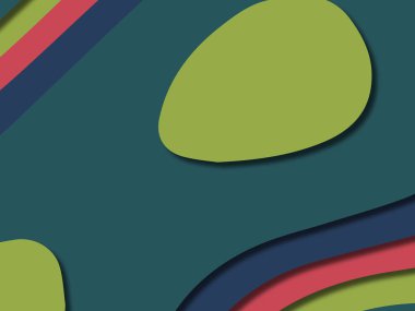 kağıt ile 3D arka plan şekilleri kesim. Soyut kağıt kitap kapağı için şablon arka plan bölmek. Kağıt arka plan kes. Soyut gerçekçi kağıt dekorasyon tasarımı için